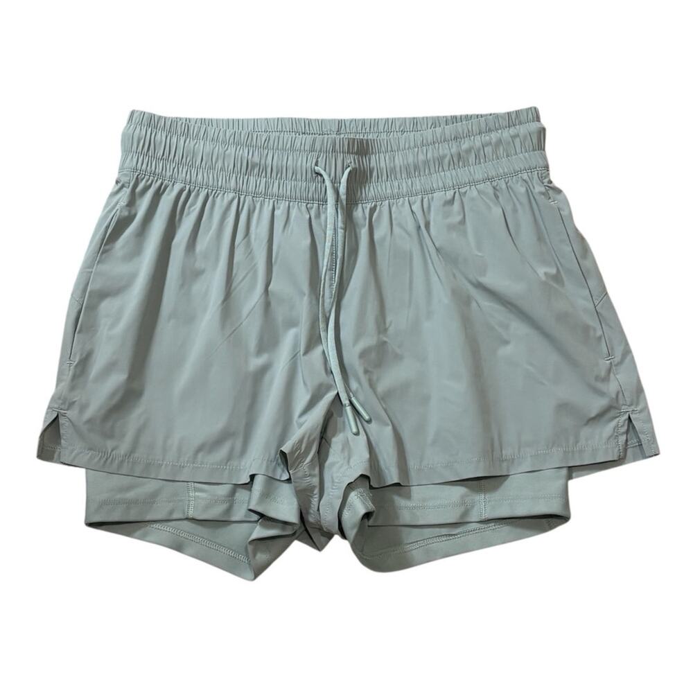 Spyder Active Sage Light Green Lined Athletic Shorts Small